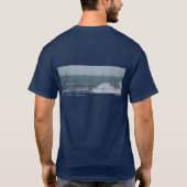 Tシャツ- Corona del Mar、カリフォルニア Tシャツ (裏面)