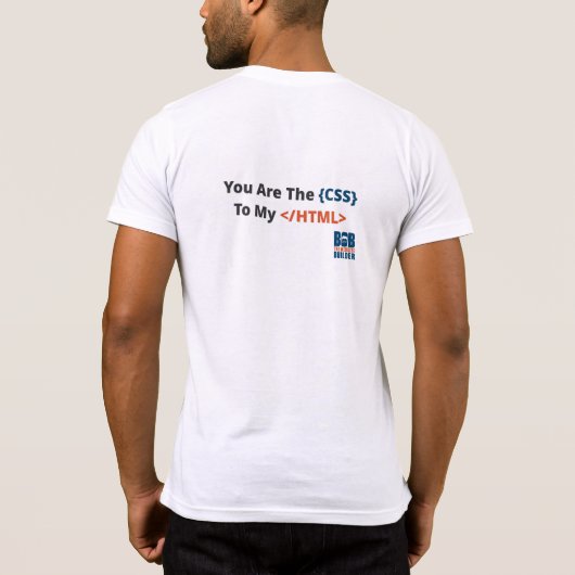 Tシャツ – CSS 2 HTML - BTWSB (裏面)