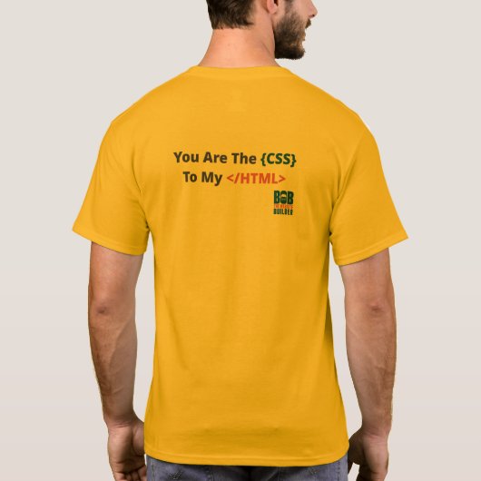 Tシャツ – CSS 2 HTML - BTWSB (裏面)