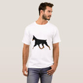 Tシャツ – Doberman Black/Tan Stabove (正面フル)