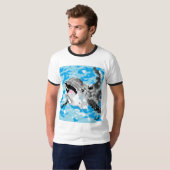 Tシャツ： Dolphin 遊 At  Tシャツ (正面フル)