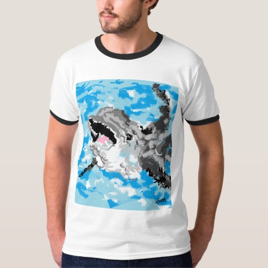 Tシャツ： Dolphin 遊 At  Tシャツ (正面)