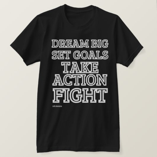 tシャツ「DREAM BIG...」 Tシャツ (デザイン正面)