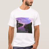 Tシャツ – Erie Canal at Sunset (正面)