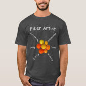 Tシャツ – Fibre Artist (dark) (正面)