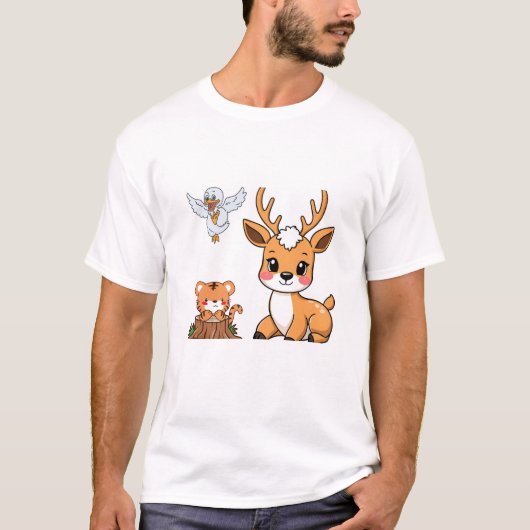 Tシャツ "Forest Friends Gathering" (正面)