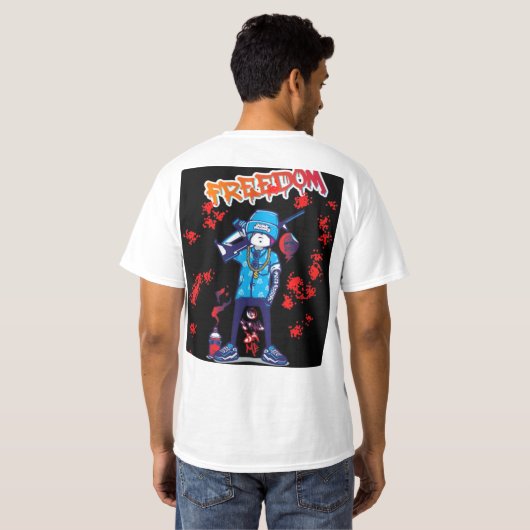 Tシャツ "FREEDOM" (裏面フル)