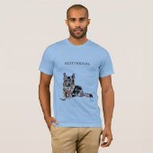 Tシャツ： Friends 最高の German  shepherd Tシャツ (正面フル)