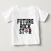 Tシャツ「Future Rock Star」 ベビーTシャツ (正面)