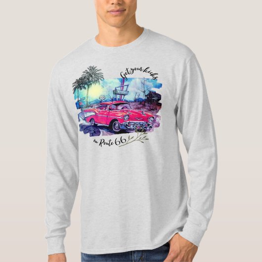 Tシャツ「Get Your 蹴 On Route 66」 Tシャツ (正面)