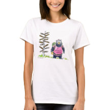 Tシャツ「Girl Bear and Sigpost」