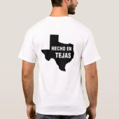Tシャツ- Hecho en Tejas Tシャツ (裏面)