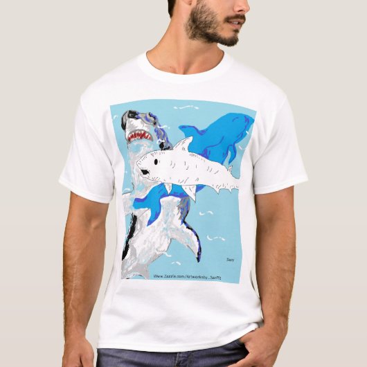 Tシャツ： His & Shirs / Sea World Tシャツ (正面)