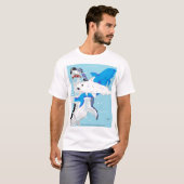 Tシャツ： His & Shirs / Sea World Tシャツ (正面フル)