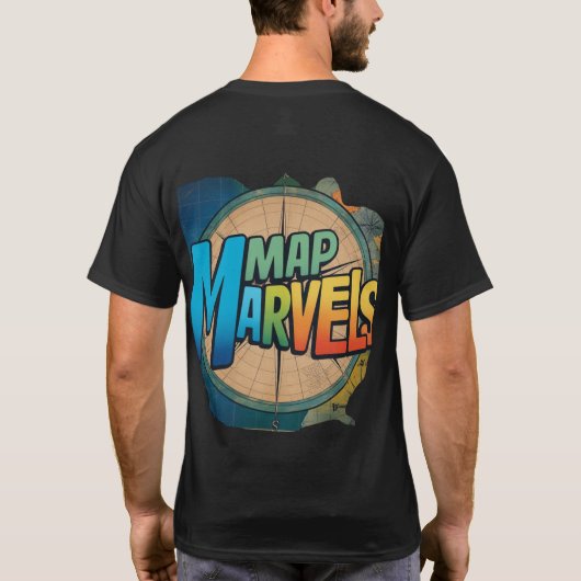Tシャツ「Map Marvels」 Tシャツ (裏面)