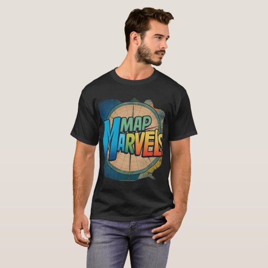 Tシャツ「Map Marvels」 Tシャツ (正面フル)
