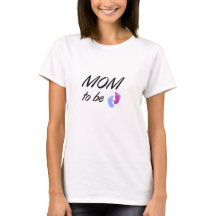 Tシャツ(Mom-to-Be-footprint)