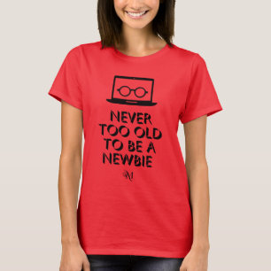 Tシャツ: Never To Old (赤) Tシャツ