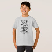 Tシャツ： Never Too Young（グレー） Tシャツ (正面フル)