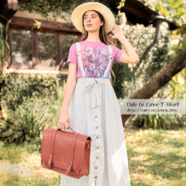 Tシャツ – Ode to Loveデザインby Poet Adiela Akoo