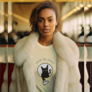 Tシャツ – Ode to Love Cat by詩人Adiela Akoo