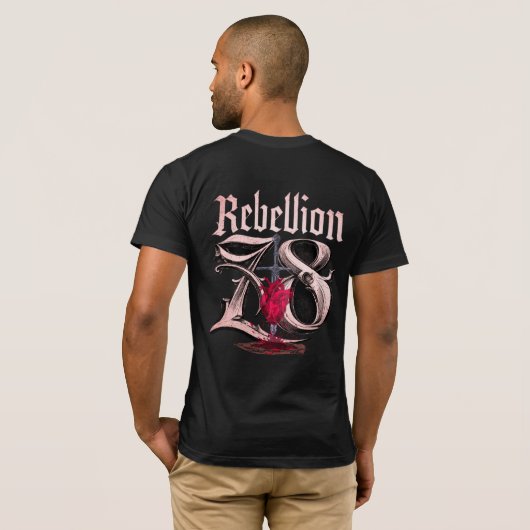 Tシャツ Rebellion78 (裏面フル)