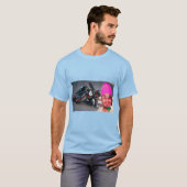 Tシャツ:「🏍️ Ride Wild: ⚡ アドバンストパフォーマンス」 Tシャツ (正面フル)