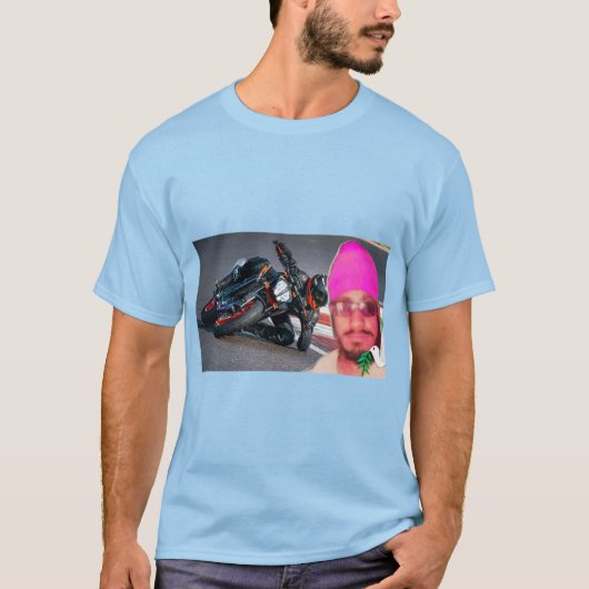 Tシャツ:「🏍️ Ride Wild: ⚡ アドバンストパフォーマンス」 Tシャツ (正面)