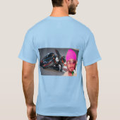 Tシャツ:「🏍️ Ride Wild: ⚡ アドバンストパフォーマンス」 Tシャツ (裏面)