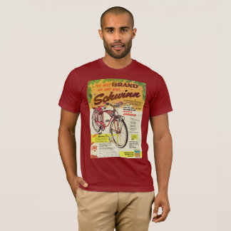Tシャツ- Schwinnの自転車の広告-印IIのジャガー Tシャツ