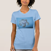 Tシャツ(ShellFlowerOnBlue) RFPMDesigns ©️ 2012