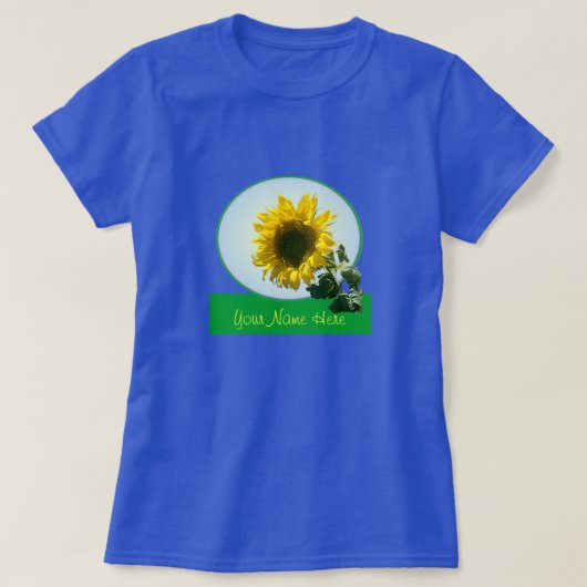 Tシャツ – Sunflower in Circle (デザイン正面)