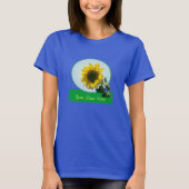 Tシャツ – Sunflower in Circle (正面)