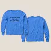 Tシャツ – Tおもしろいギフト (デザイン 正面&背面)