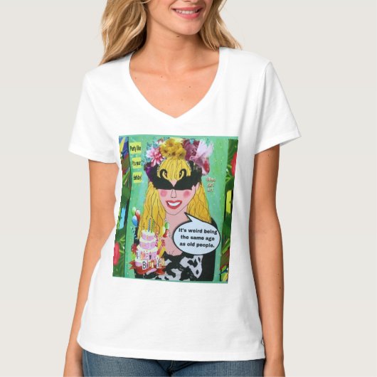 Tシャツ.Tシャツの誕生日 Tシャツ (正面)