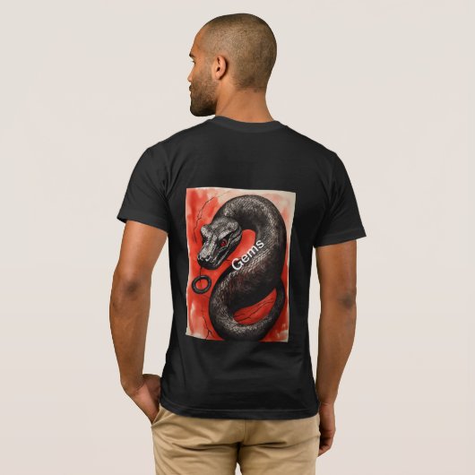 Tシャツ(T) _Draganデザインファッション Tシャツ (裏面フル)