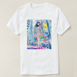 Tシャツ T-shirt｜Colorful JK 寿司娘 GenerativeAI