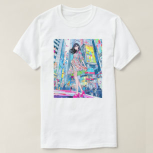 Tシャツ T-shirt|Colorful JK 寿司娘 GenerativeAI