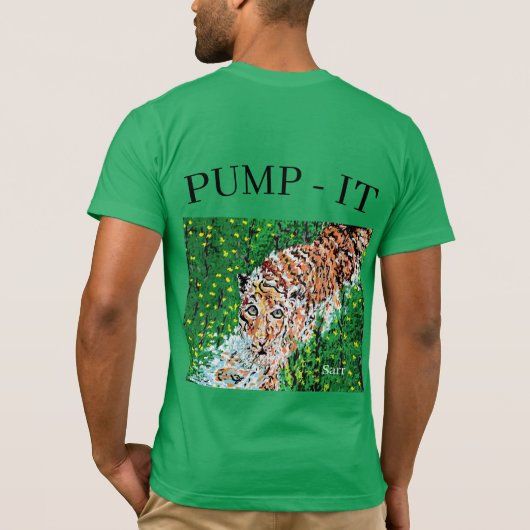 Tシャツ： TIGER / PUMP-IT Tシャツ (裏面)