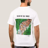 Tシャツ： Tiger Tシャツ (裏面)