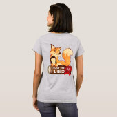 Tシャツ:Trust Me (グレー) Tシャツ (裏面フル)