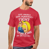 Tシャツ TSA FEMA DOJ FV 共和党 DOD コスト (正面)
