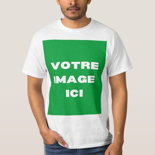 Tシャツ – Votre image ici - personalisee (正面)