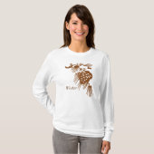 Tシャツ – Winter Pine Branch (正面フル)