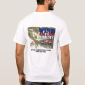 TシャツAEAのロゴか風 Tシャツ (裏面)