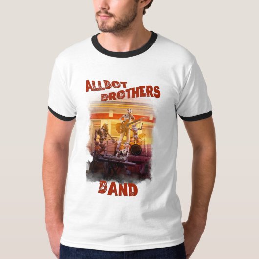 TシャツAllbot Brothersバンド/ボブソーサー修理 Tシャツ (正面)