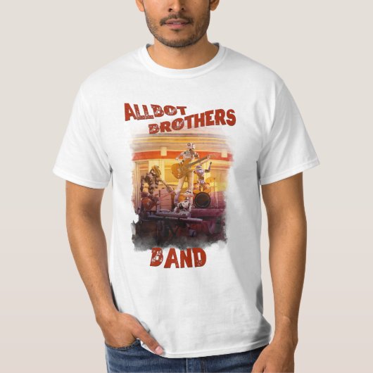 TシャツAllbot Brothersバンド/ボブソーサー修理 Tシャツ (正面)