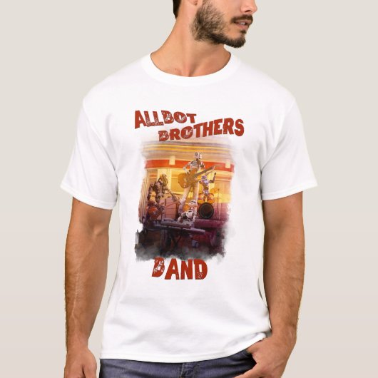tシャツallbot brothers band /ボブソーサー修理 tシャツ (正面)