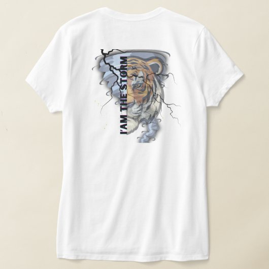 TシャツAM STORM Tシャツ (レイダウン裏面)