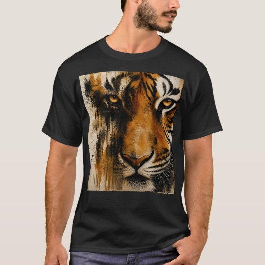 TシャツEye Of The Tigerアートロゴ2026 Tシャツ (正面)